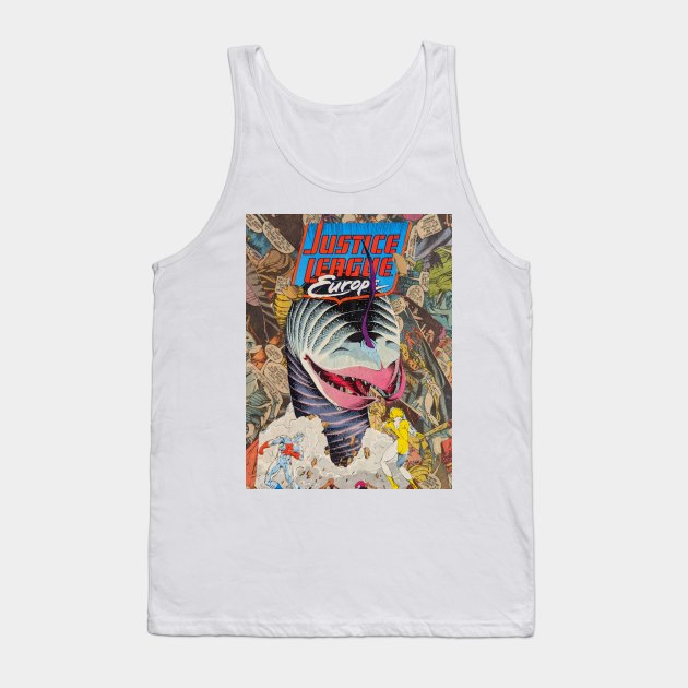 Justice League Europe (comic collage) Tank Top by HMUarts